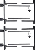 Adjust A Gate Steel Frame Gate Adjustable Building Kit for Doorway and Driveway, 36 to 60 Inches Wide and 4 Inches High, 2 Pack
