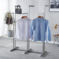 Floor-standing Heavy Duty Metal Garment Racks, Retail Boutique Store Clothes Display Rack Nakajima Rack ， Commercial Entryway Organizer Coat Rack，adjustable Height 6 Way Rack Clothes Hanging Rod