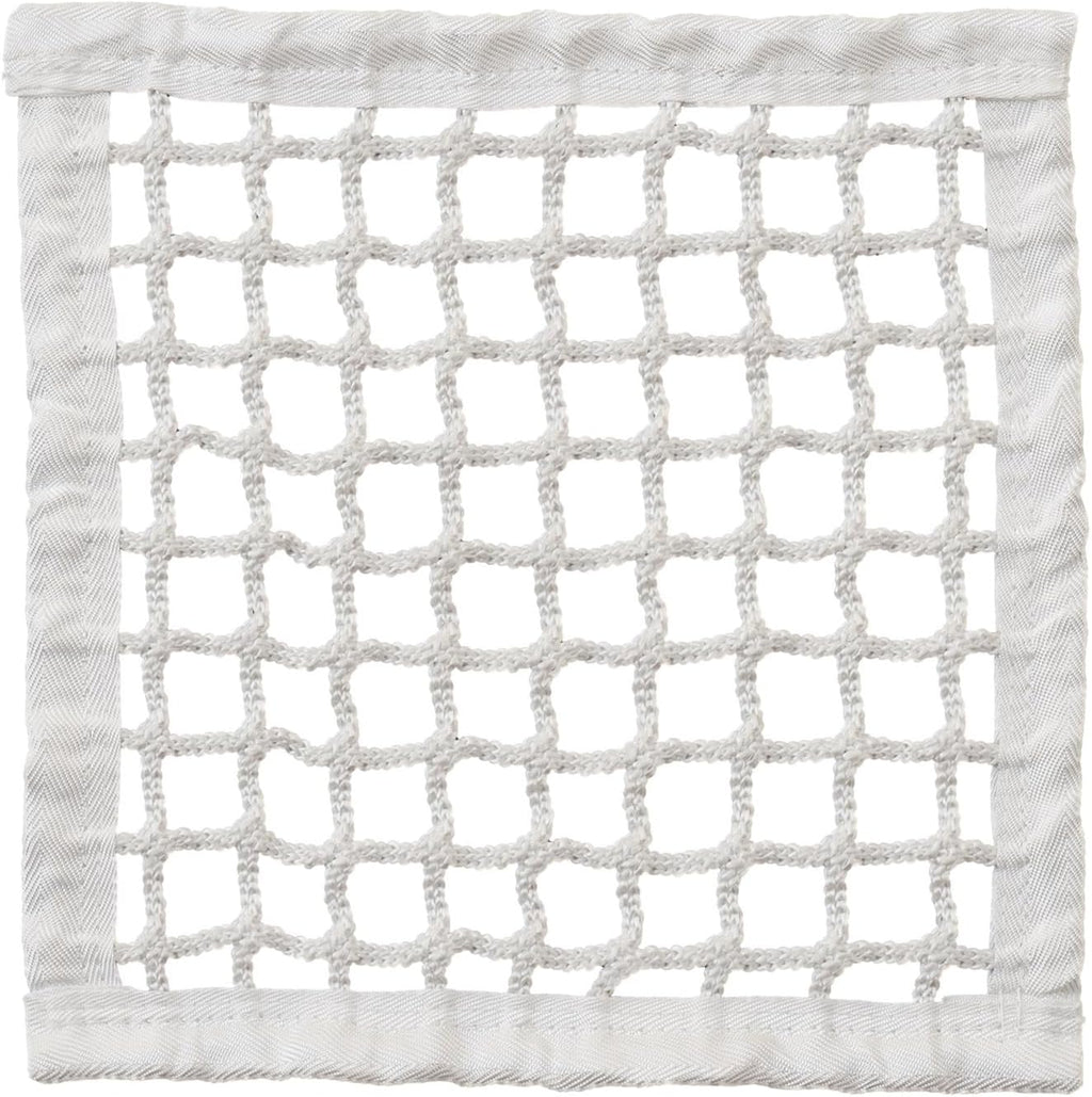 Champion Sports Lacrosse Goal Net - 8mm Official Size White Nylon Net Replacement (Pack of 2)