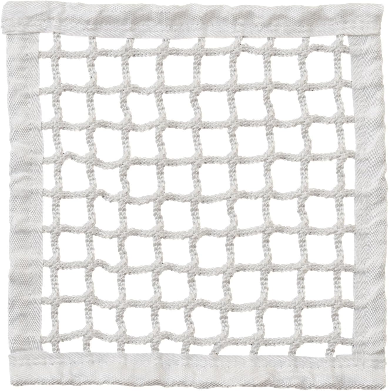 Champion Sports Lacrosse Goal Net - 8mm Official Size White Nylon Net Replacement (Pack of 2)