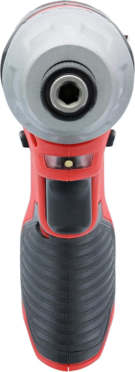 Milwaukee 2462-20 M12 1/4 Inch Hex Shank 12 Volt Lithium Ion Cordless 2,500 RPM 1,000 Inch Pounds Impact Driver w/ LED Light and Fuel Gauge (Battery Not Included, Power Tool Only) (Renewed)
