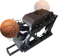 Automatic Basketball Catching & Shooting Machine,Dual-Use Basketball Shooting Rebounder Machine with Net, Basketball Returns (Black)