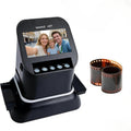 Digital Film Scanner for 135 126 127 Negatives Slides High Res Photo Converter with 1080P LCD 5 Sizes 120 Film Support Edit Preview Features