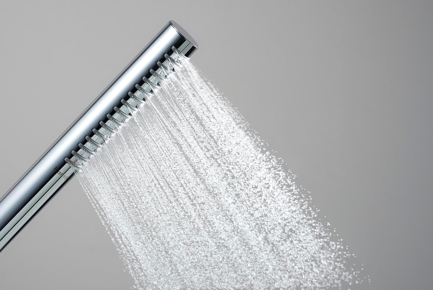 hansgrohe Tecturis S 1-Handle 39-inch Tall Freestanding Bathtub Faucet with Handshower in Chrome, 73440001