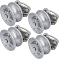 Cantilevered Gate Rollers, Cantilevered Rollers, for 4' Post, 2-3/8' Chain Link Fence Gate Frame - CASE Qty 4