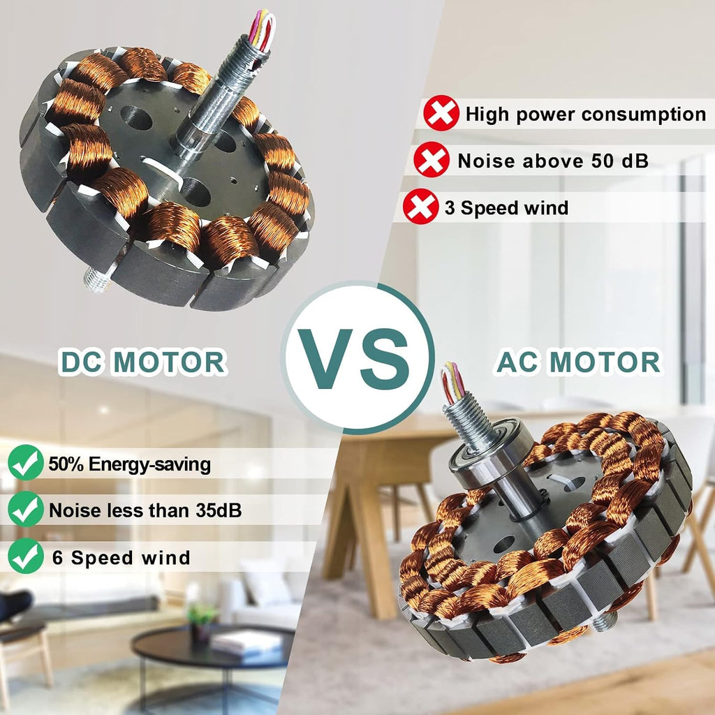 Sofucor 52 Inch Flush Mount Ceiling Fan with Light and Remote Control, 3 Blade Solid Wood Gray Ceiling Fan for Outdoor Indoor, Modern Fan for Bedroom Living Room Farmhouse Patio