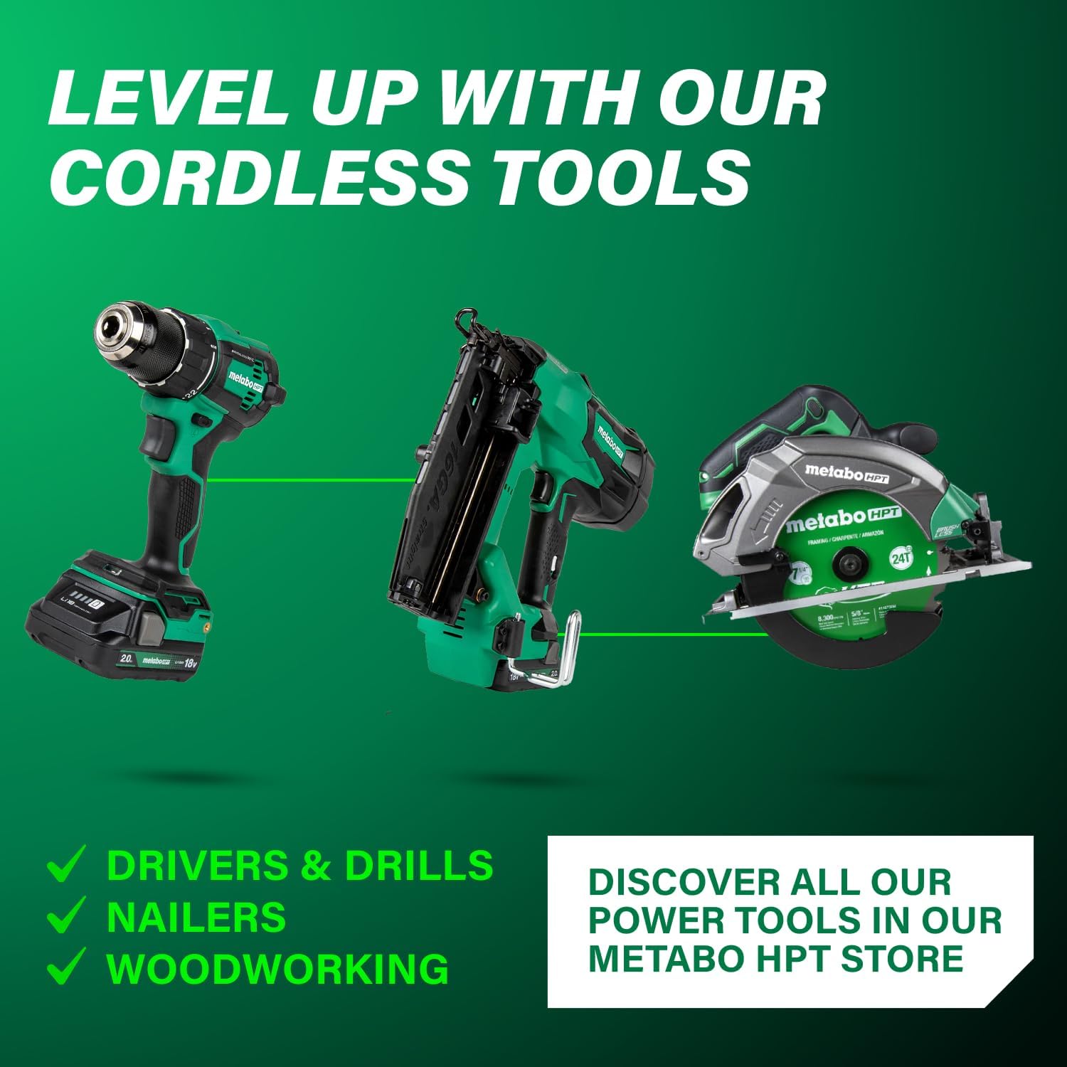 Metabo HPT 36V MultiVolt™ Cordless Triple Hammer BOLT Impact Driver Kit, High Torque Impact Driver with Case, 2 MultiVolt Batteries, 1/4-Inch Chuck, Compact Lightweight Power Tool, WH36DC