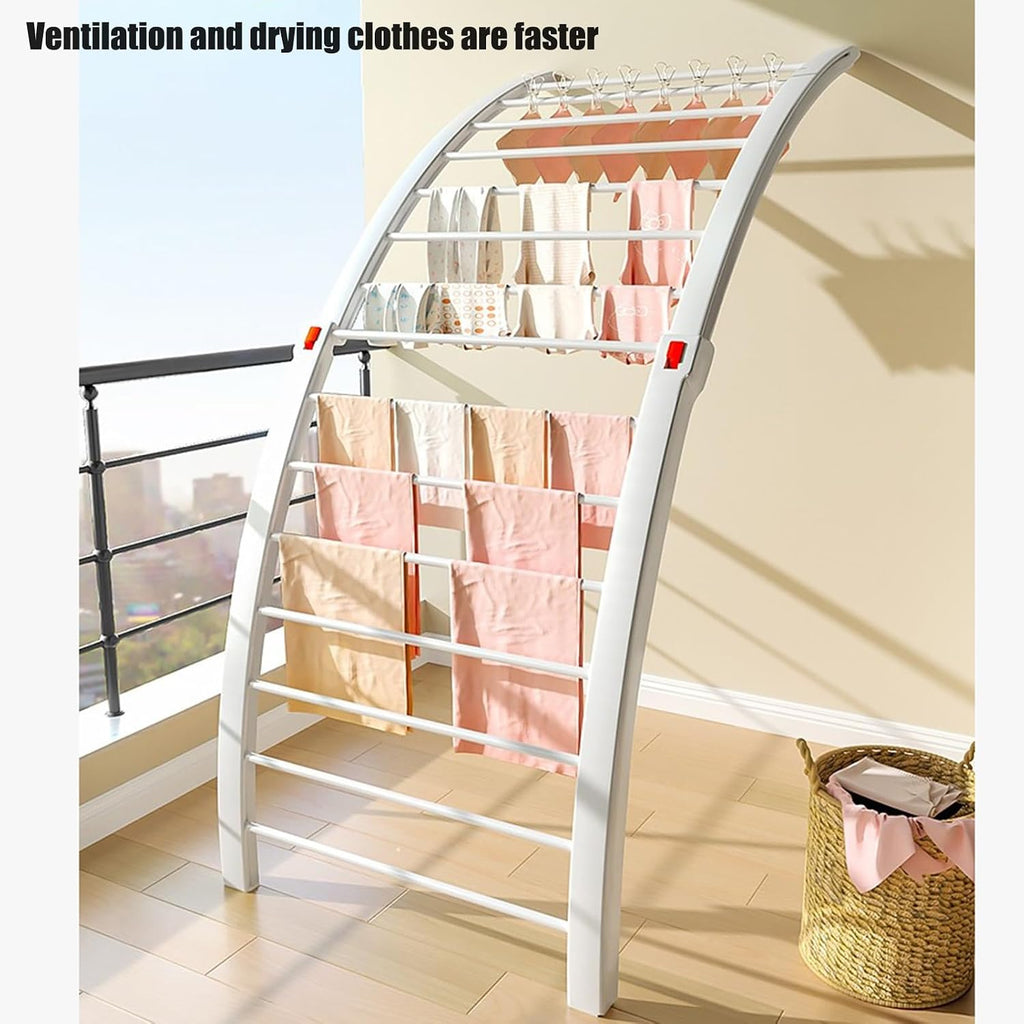 Clothes Drying Rack Drying Rack Clothing for Small Clothes,Freestanding Space Saver Laundry Drying Rack Collapsible,Indoor Clothes Drying Rack,Portable Drying Rack for Bathroom Apartment