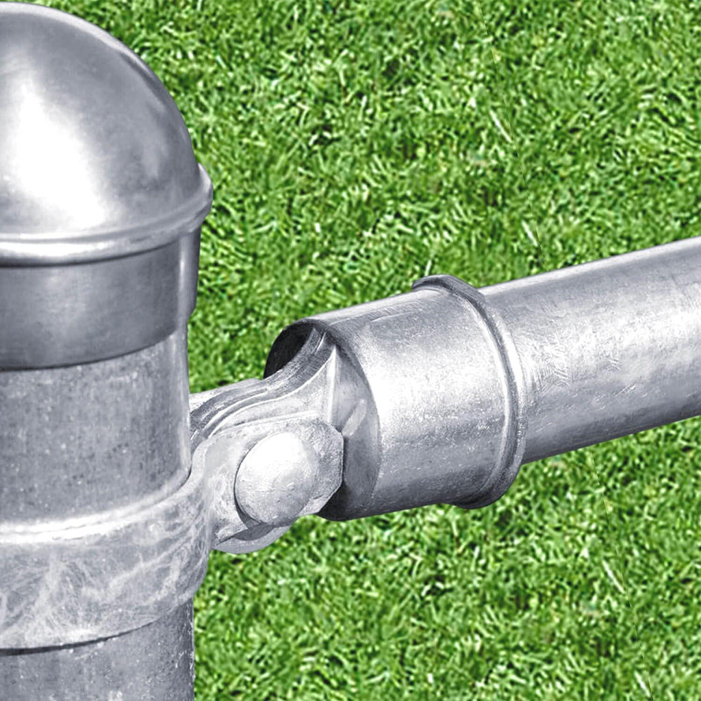 1-3/8' - CASE - Top Rail End for Chain Link Fence - Use for 1-3/8' Outside Diameter Top Rail Pipe - Aluminum Chain Link Rail End - Qty 500