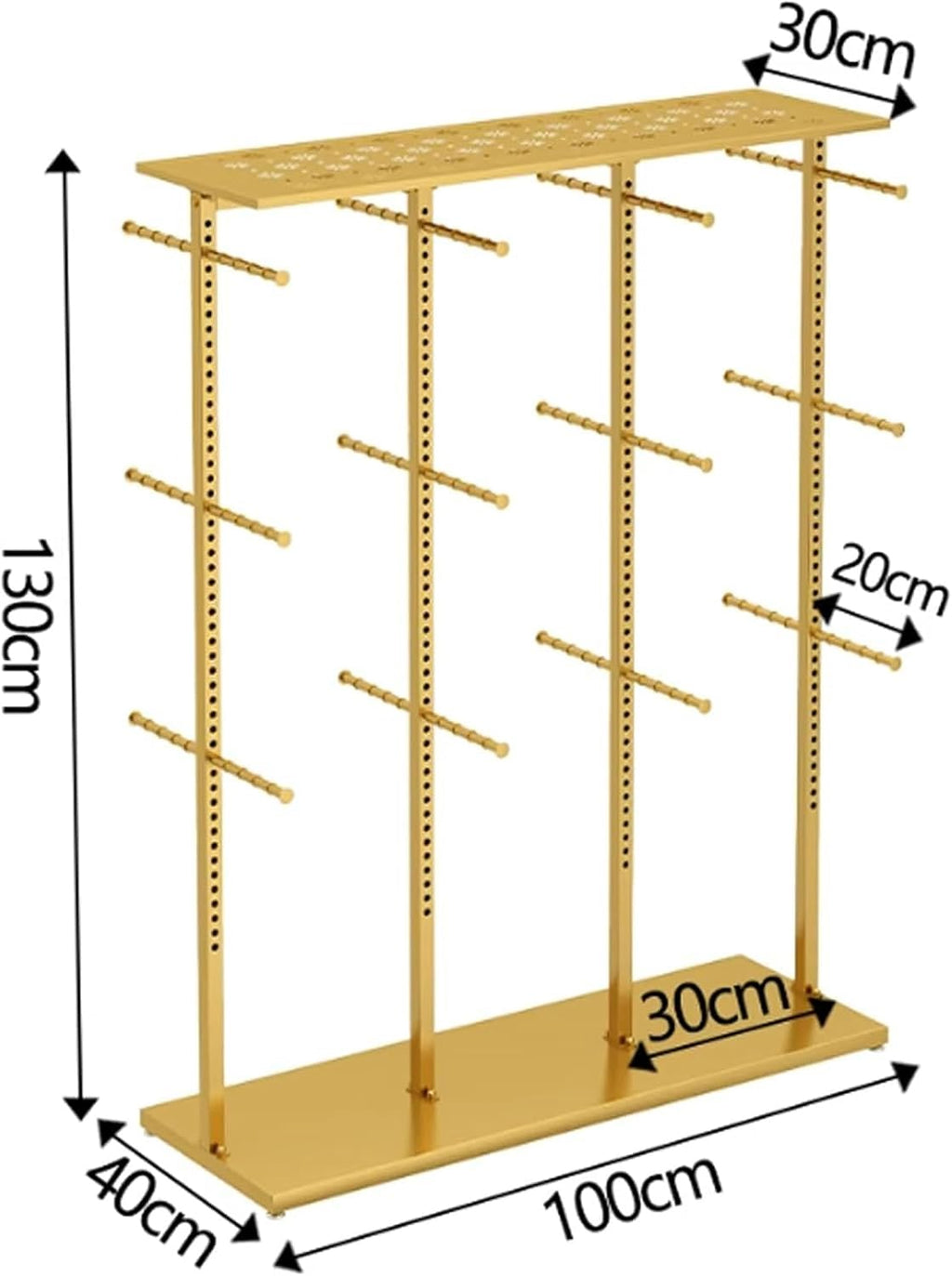 Freestanding Clothing Store Boutiques Retail Lingerie Garment Rack, Underwear Display Stands,Commercial Shelves for Socks Bra Panties Scarves Storage
