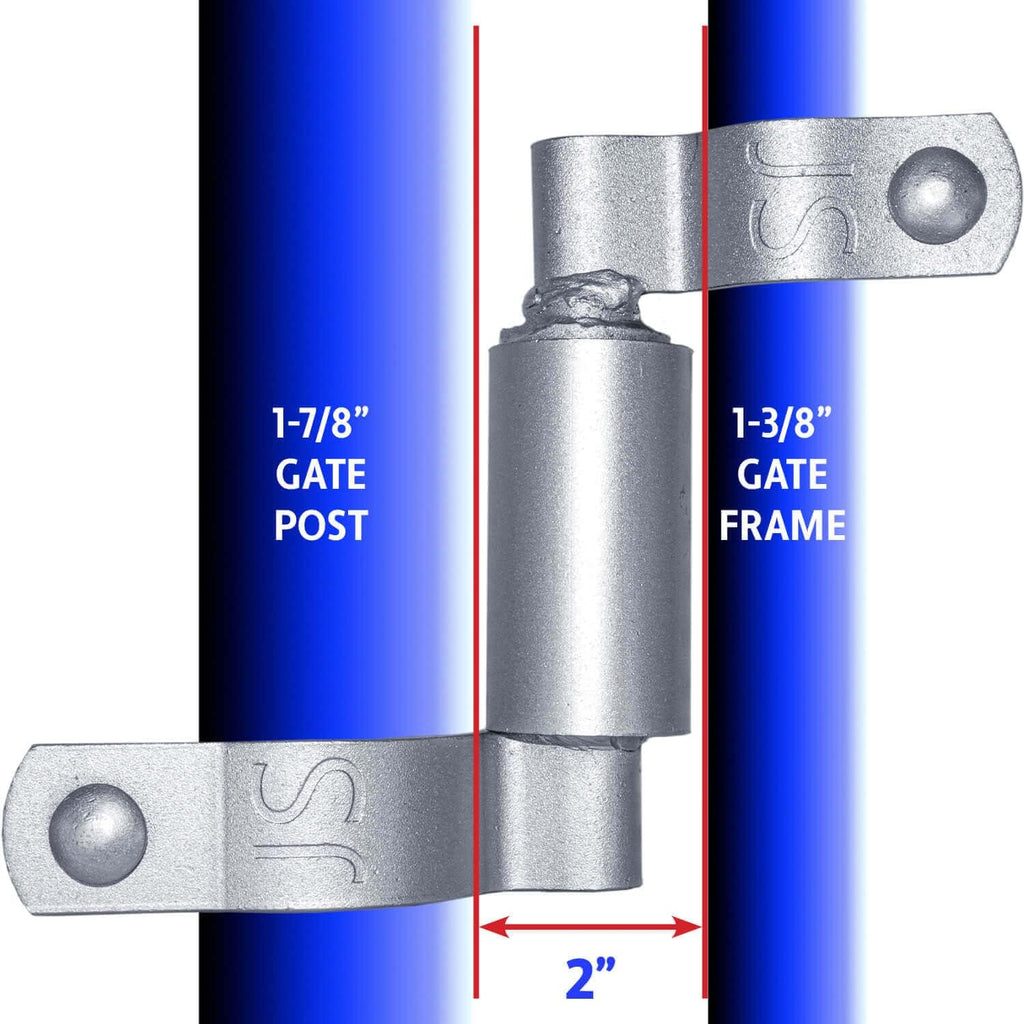 Chain Link Gate Spring Closer for 2-3/8' (2-1/2') x 1-3/8' CASE Qty 12