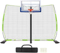 Basketball Net Catcher Basketball Backstop Net Basketball Barrier Nets for Backyard 12 x 10 ft Rebounder to Guard Rebound for Baseball, Softball, Lacrosse, Soccer, Basketba
