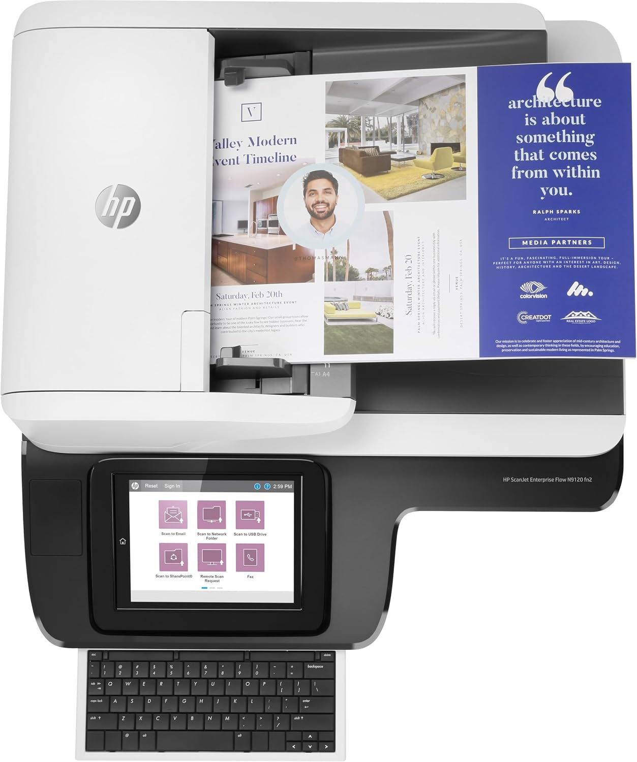 HP ScanJet Enterprise Flow N9120 fn2 Document Scanner (L2763A)