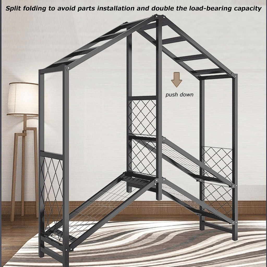 Foldable Clothing Rack - Portable Freestanding Closets Wardrobe, Heavy Duty Rolling Garment Rack With Cover, Width 19.68in, Max 1500lbs, For Hanging Clothes, Metal Armoires,multiple Sizes ( Color : B