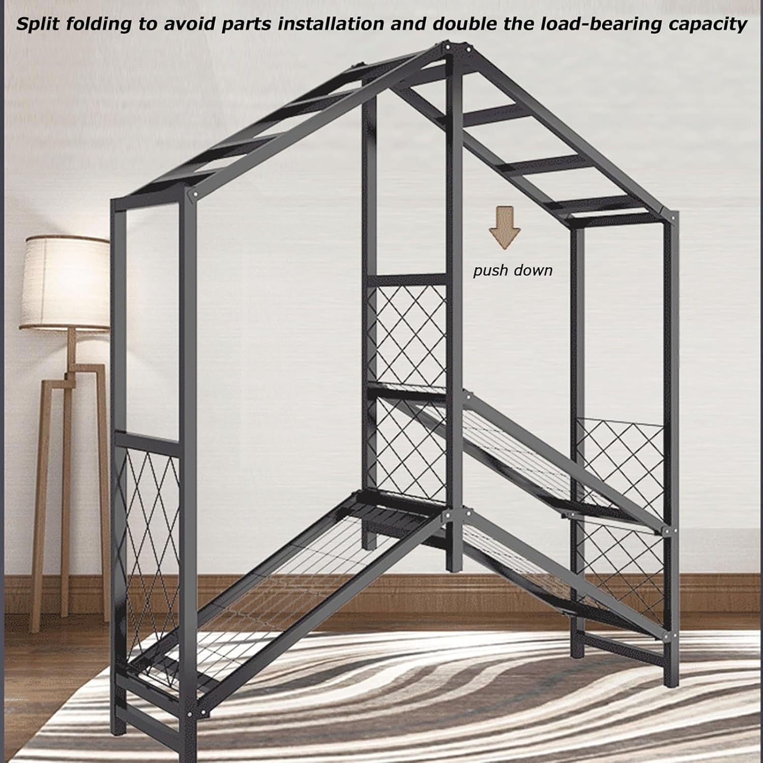 Foldable Clothing Rack - Portable Freestanding Closets Wardrobe, Heavy Duty Rolling Garment Rack With Cover, Width 19.68in, Max 1500lbs, For Hanging Clothes, Metal Armoires,multiple Sizes ( Color : B