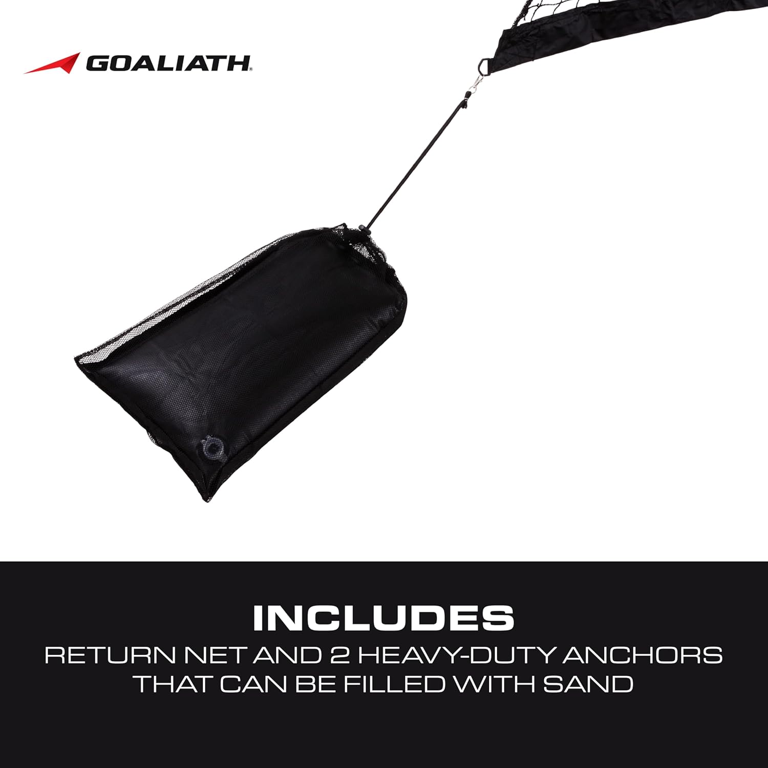 Goalrilla Basketball Hoop Return System Great for Solo Play or Free-Throw Practice and Compatible with Most In Ground Hoops , Black