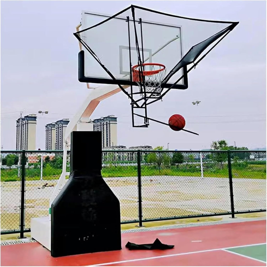 Shootaround Basketball Basketball Net Return Portable Shooting Trainer for Children Teenagers Adults Beginners Folding Metal Hanging Basketball Return Attachment Device