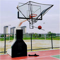 Power Network Basketball Basketball Net Return Portable Shooting Trainer for Children Teenagers Adults Beginners Folding Metal Hanging Basketball Return Attachment Device