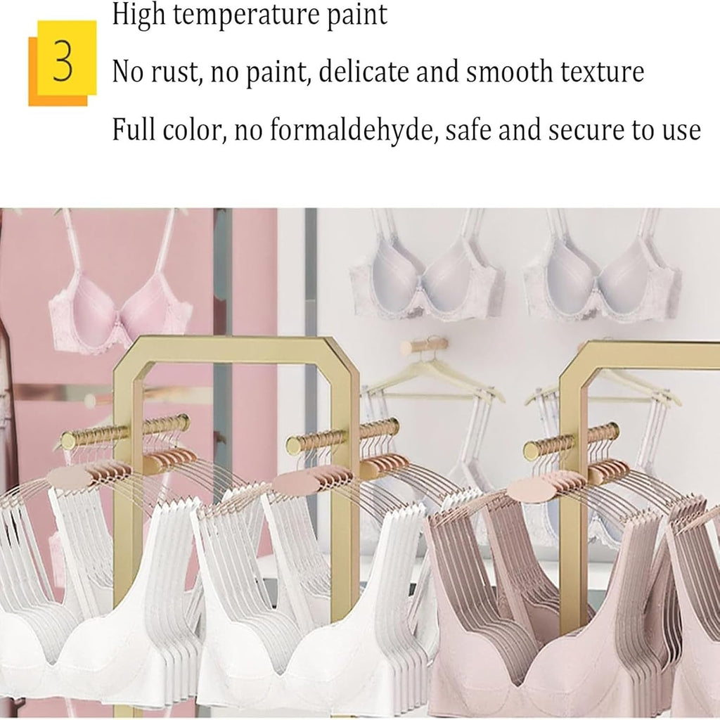 Clothing Store Garment Rack Boutique Lingerie Stand,3-layer Nakajima Rack Bra Shorts Display Storage Rack, Keyring Toys Show Jewelry,swimsuit Beachwear Hanger Garment Organizer For Mall Exhibition