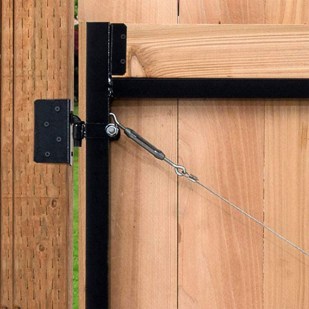 Adjust-A-Gate Full Frame Gate Fence Kit, Hardware for Openings 36'-60', Heights 3'-4'