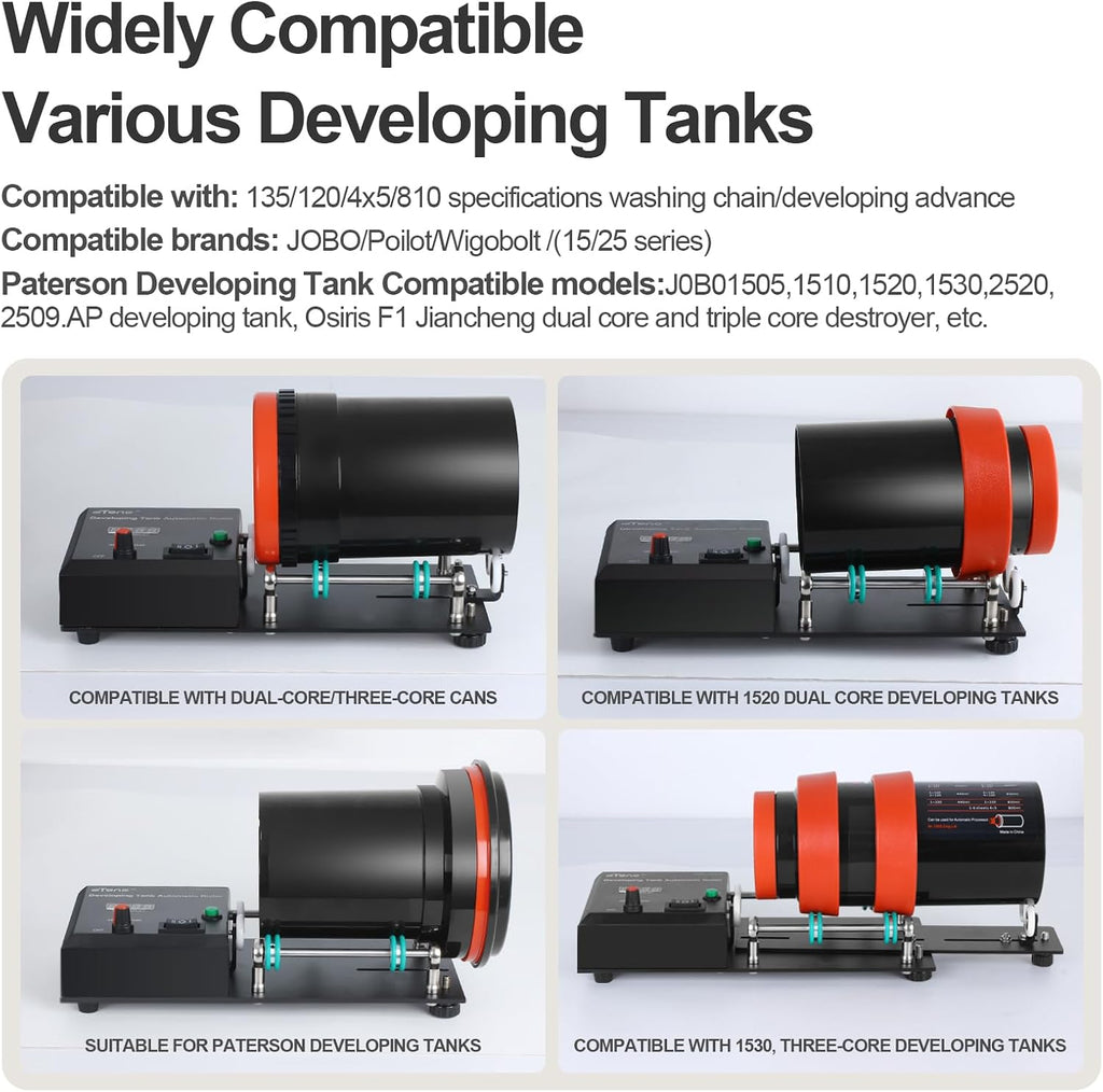 eTone Developing Tank Automatic Roller Darkroom Film Camera Accessories Processing Equipment for Jobo 1500 Series AP Jiancheng Wigobolt Developing Tank
