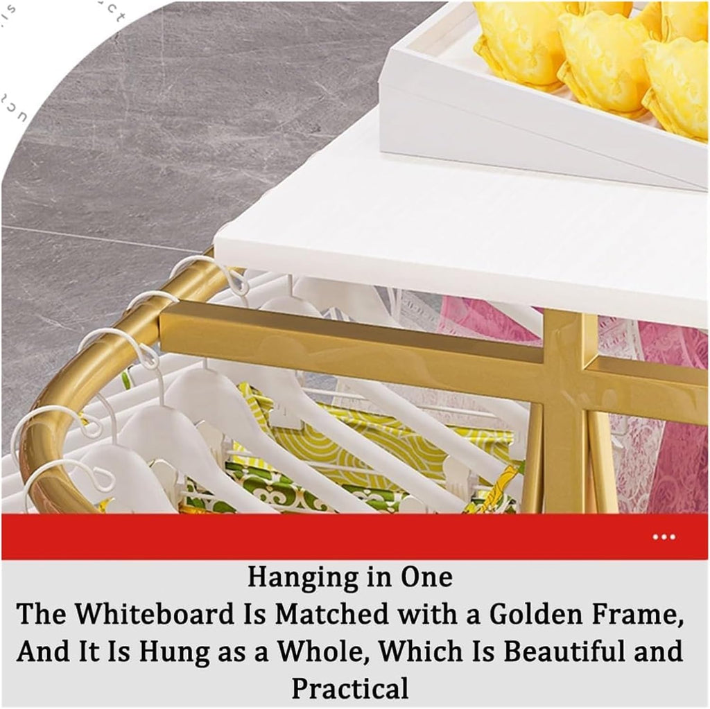 Clothes Rail Garment Rack Underwear Display Stands, Freestanding Double Sided Round Clothing Store Boutiques Retail Lingerie Garment Rack for Bra/Swimsuit/Sock Organ