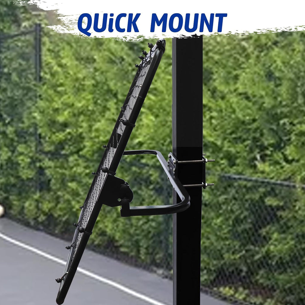 Basketball Rebounder Passback Net, Multi-Sport Training Rebound Net, Easy Set up on 2''~6'' Pole, Easy Adjustable, for Passing and Shooting Practice