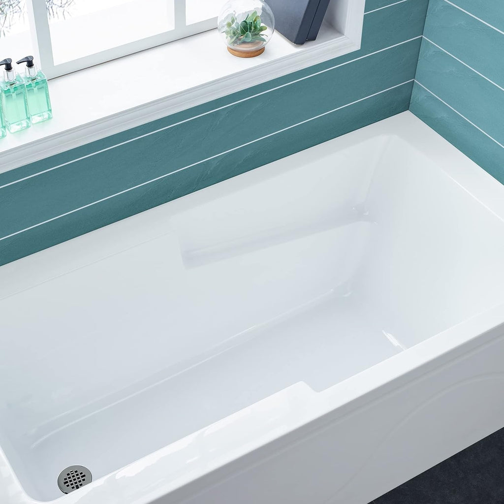 Swiss Madison Well Made Forever SM-AB545 Ivy Alcove Tub, 60' x 30', Glossy White