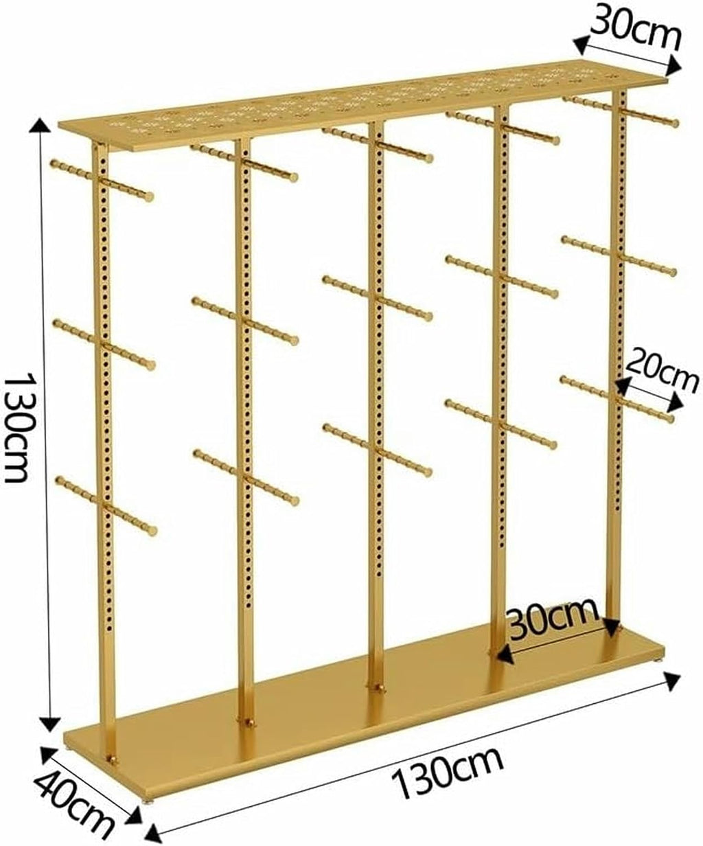 Freestanding Clothing Store Boutiques Retail Lingerie Garment Rack, Underwear Display Stands,Commercial Shelves for Socks Bra Panties Scarves Storage