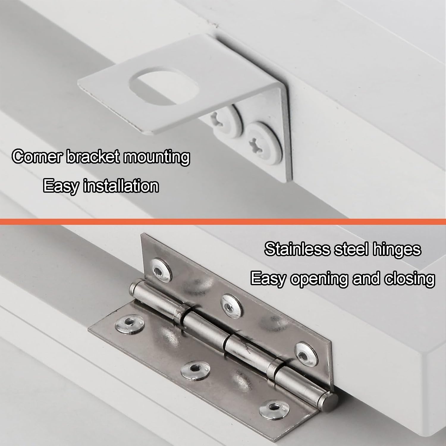 Thick Metal Roof Hatch, Attic Access Door, Roof Access Manhole, Rainproof Rooftop Maintenance Hatch, Easy Installation, for Attics, Patios, Basements(Gray,50cm/19.7in)