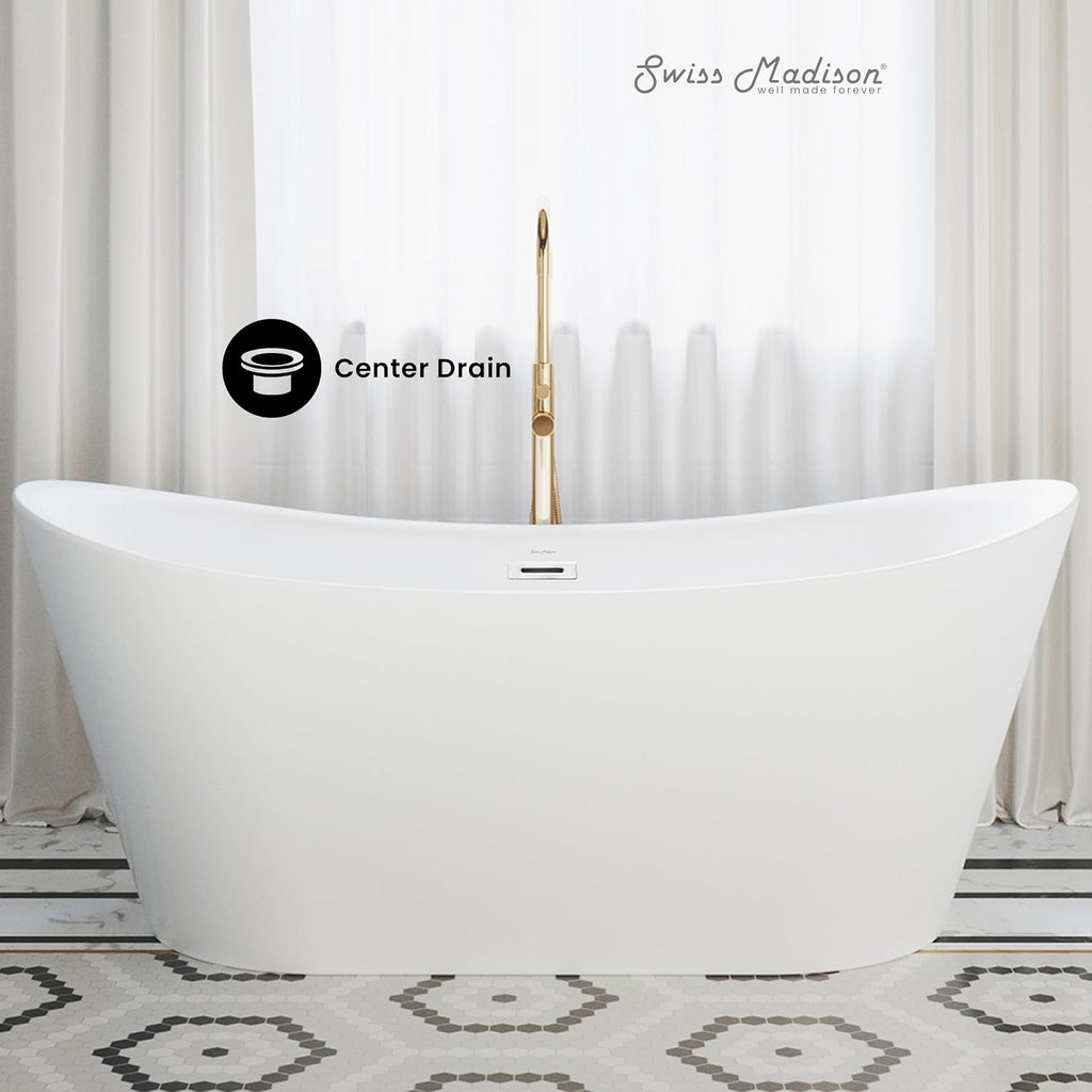 Swiss Madison SM-FB572 Ivy 67' Oval Bathtub