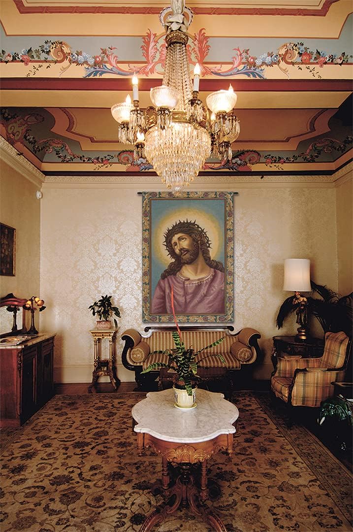 Charlotte Home Furnishings Inc. Christ's Thorns Coronation Italian Tapestry Wall Hanging 26 X 17 Inch Viscose Cotton And Polyester Blend Wall Art Perfect For Wall Decor By Guido Reni