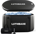 Cold Plunge | Upgraded 218 Gallon Inflatable Ice Freestanding Bathtub with 5 Layers Durable Design | Portable Cold Water Bath for Athletes' Recovery | Ice Bath for Outdoor and Camping | Black