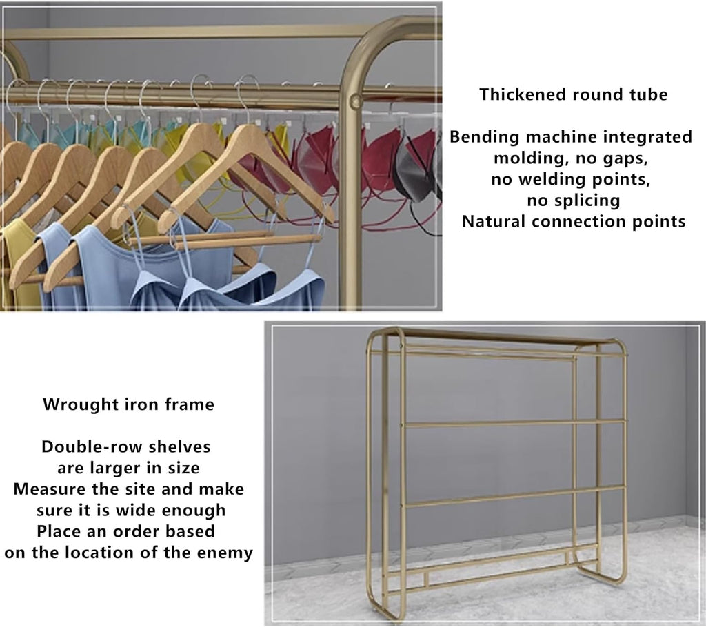 Retail Lingerie Display Stand,Floor Standing Organizer Mall Retail Stores,Freestanding Underwear Panty Rack for Bra Shorts Jewelry(White,L-150CM)
