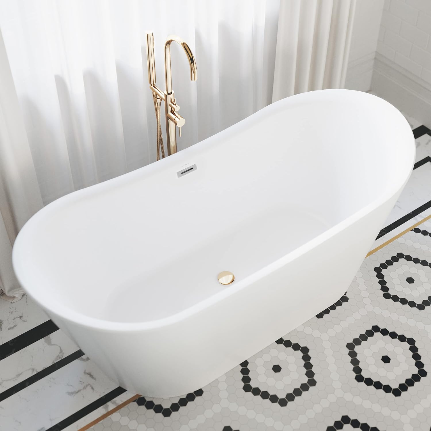 Swiss Madison SM-FB572 Ivy 67' Oval Bathtub