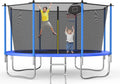 Tranpoline 10FT 12FT 14FT 16FT Tranpoline for Kids with Safety Enclosure Net Recreational Tranpoline for Adults ASTM Approval Backyard Outdoor Tranpoline with Basketball Hoop