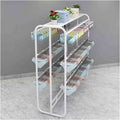 Retail Lingerie Display Stand,Floor Standing Organizer Mall Retail Stores,Freestanding Underwear Panty Rack for Bra Shorts Jewelry(White,L-150CM)