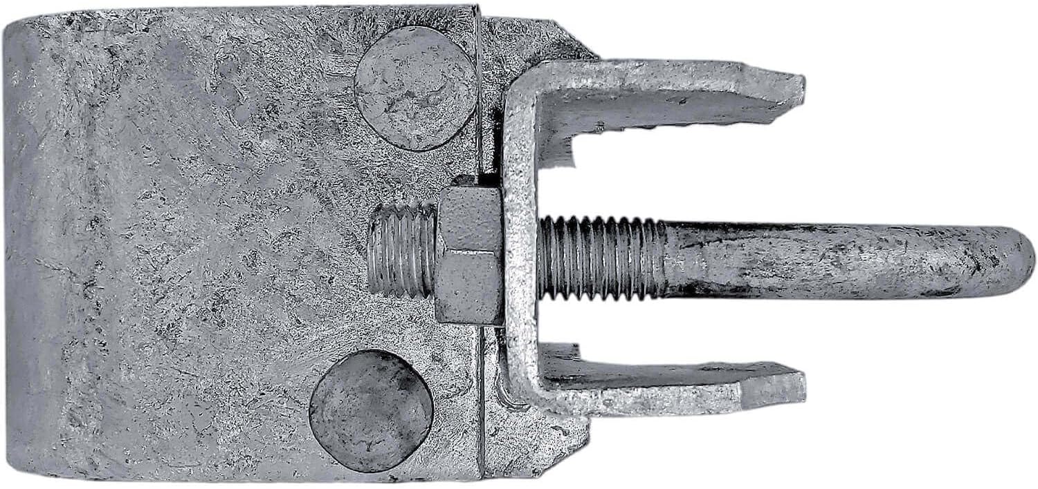 Chain Link Fence Bull Dog Commercial Duty Gate Hinge-for 6-5/8' Outside Diameter Gate Post/Pipe & 1-5/8 Thru 1-7/8' Gate Frames - CASE Qty 4