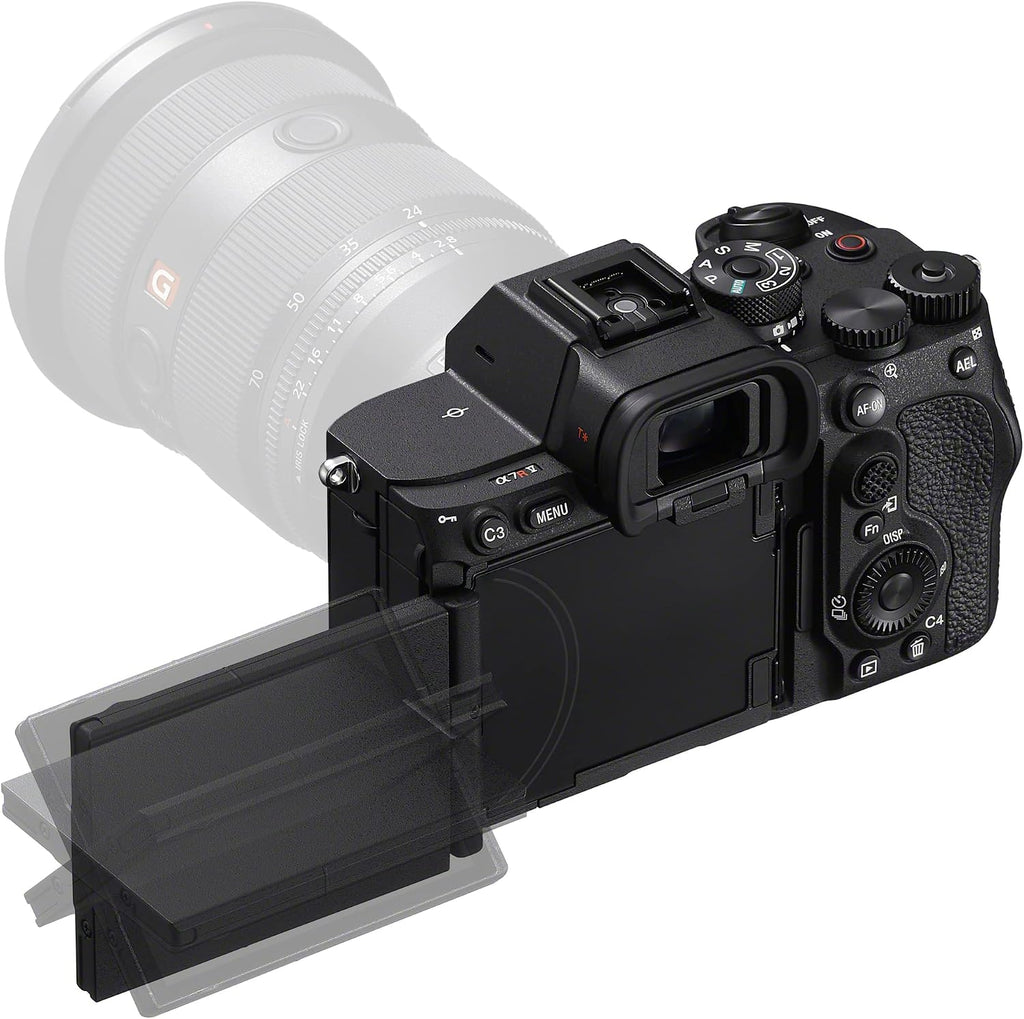 Sony a7R V Full Frame Mirrorless Camera Body with FE 24-105mm F4 G OSS Zoom Lens ILCE-7RM5 + SEL24105G Bundle with Deco Gear Photography Backpack + Monopod + Extra Battery, LED and Kit Accessories