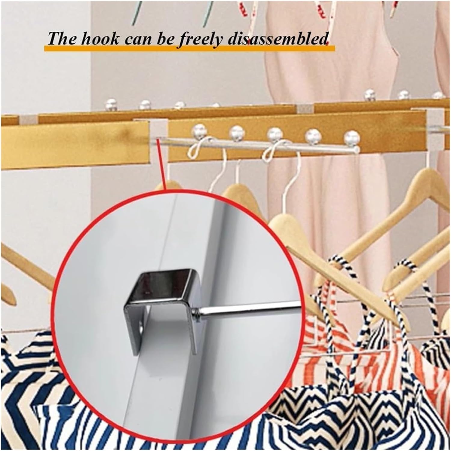 Clothes Rail Garment Rack Metal Underwear Display Stands， Floor Standing Sock Gloves Ornament Organizer Retail Store Metal Hanger Creative Commercial Shelves for Pan