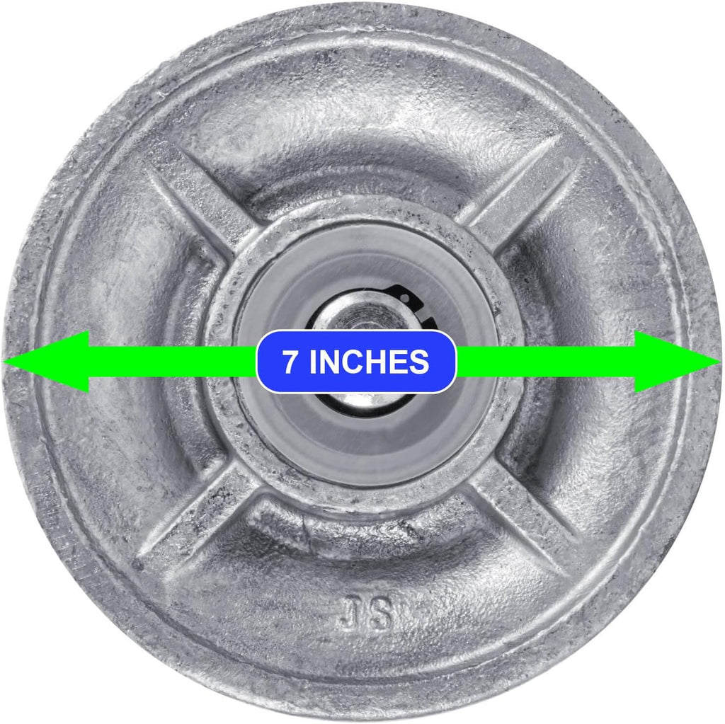 Cantilevered Gate Rollers, Cantilevered Rollers, for 4' Post, 2-3/8' Chain Link Fence Gate Frame - CASE Qty 4