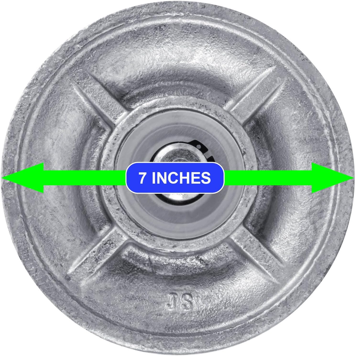 Cantilevered Gate Rollers, Cantilevered Rollers, for 4' Post, 2-3/8' Chain Link Fence Gate Frame - CASE Qty 4
