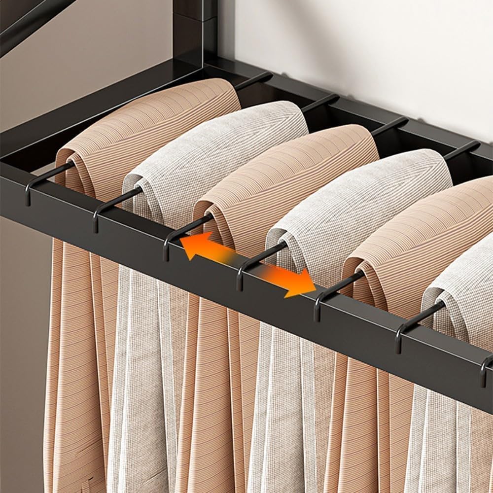 Office,Hallway Coat Rack with Storage Freestanding Garment Rack with Shoe Storage with Hooks Metal Frame Maximum Load 100kg for BedroomLiving Room(Black,60cm)