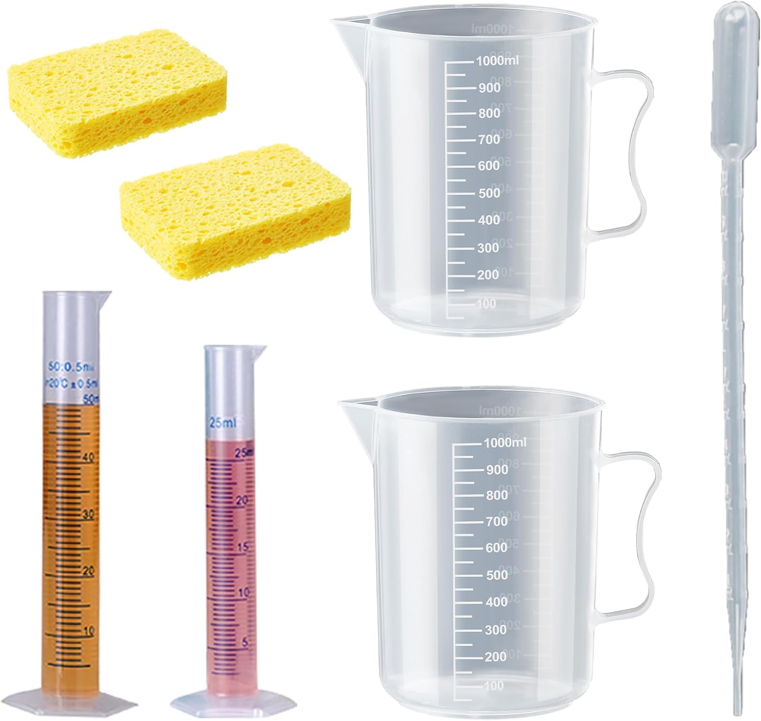 Darkroom Film Processing Equipment Kit for 135/120 Film, Color & B&W, 2 Rolls at a Time, 16-Piece Set