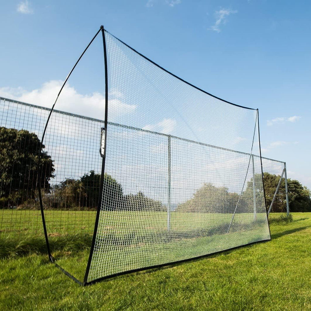 QUICKPLAY MEGA NET Portable Backstop Netting | Fast Set-Up Free-Standing Sports Net Barrier | Available in 12x9' & 32x9'