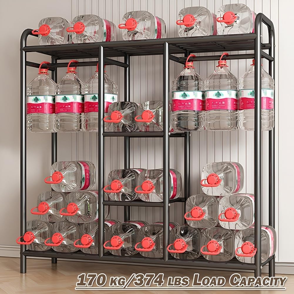 Wardrobe Closet for Hanging Clothes, Large Storage Organizer with Shelf, Freestanding Metal Garment Rack for Bedroom, Cloakroom