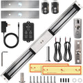 𝙐𝙥𝙜𝙧𝙖𝙙𝙚 Double 600lbs/280kg Electromagnetic Door Lock Access Control, 600lbs×2 Electric Door Magnetic Lock Kit System with 2 Remote Control、Integrated Power Box