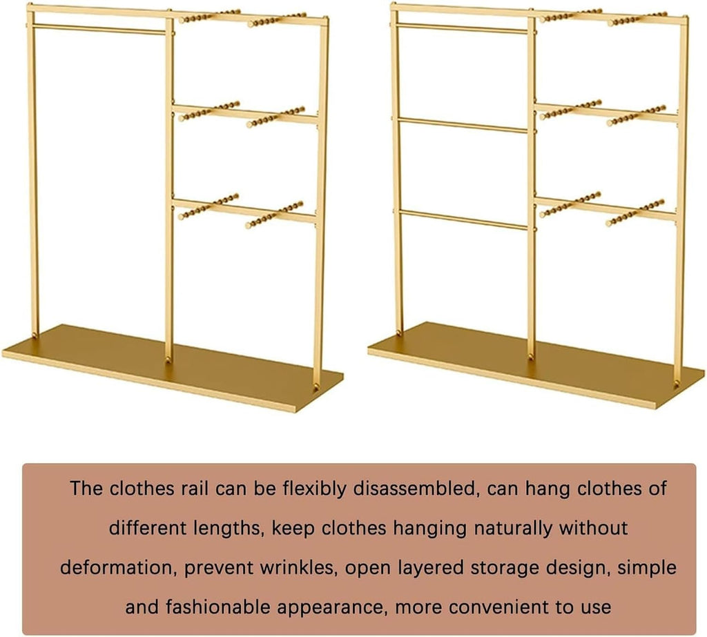 Commercial Coat Rack Stand, Underwear Display Stands, Freestanding Clothing Store Boutiques Retail Lingerie Garment Rack, for Socks Bra Panties Scarves Storage