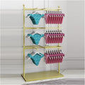 Double-Sided Underwear Display Stands,Freestanding Clothing Store Boutiques Retail Lingerie Garment Rack,for Socks Bra Panties