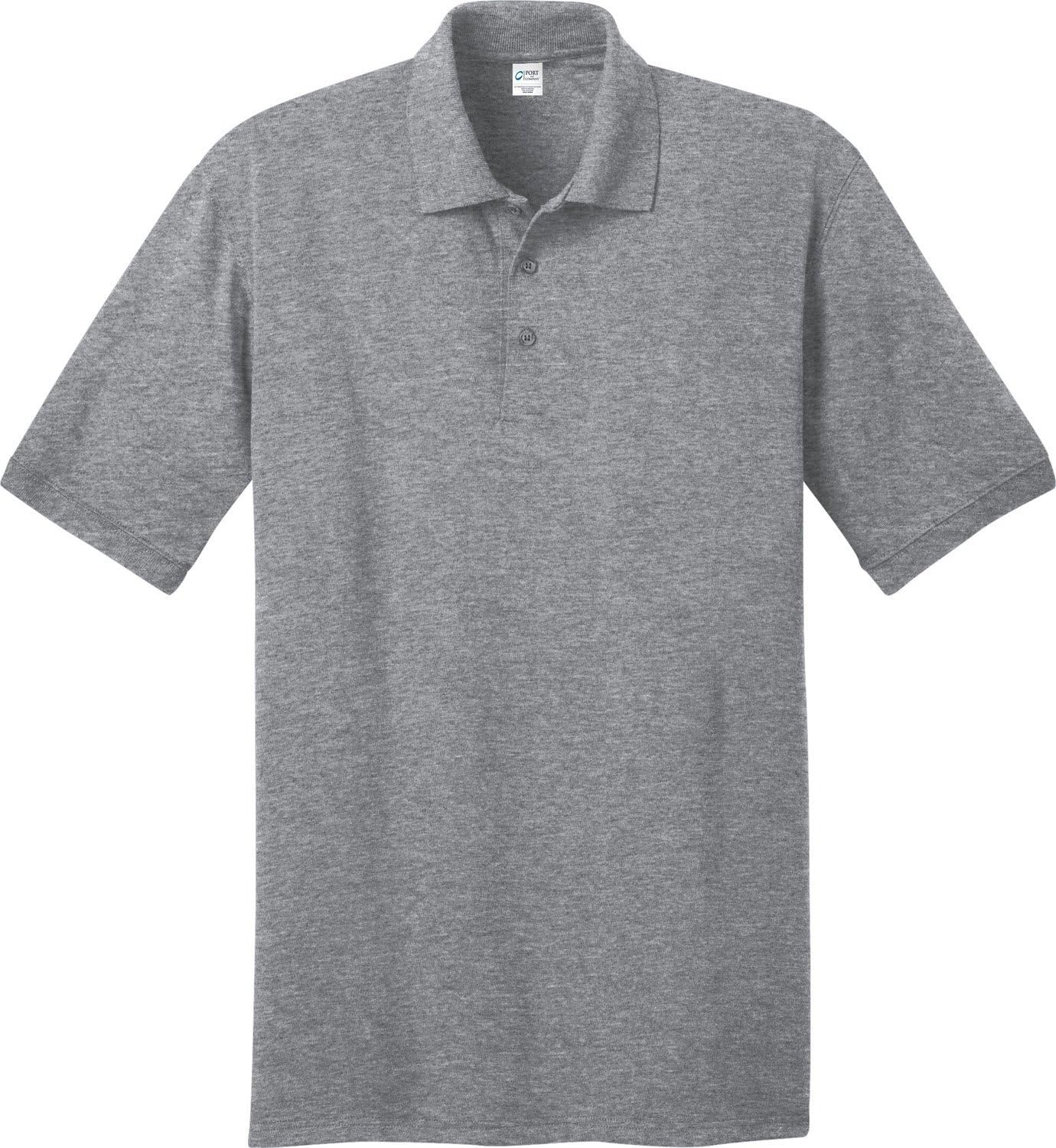 FOMANN Men's Button-Down Polo Shirt Wholesale Unisex Uniform Shirt 10 Pack